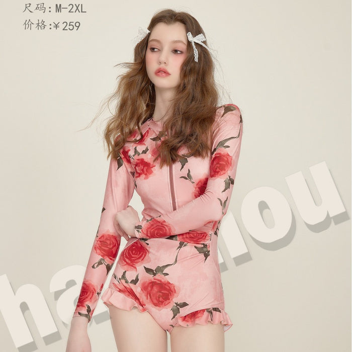 Wholesale Swimsuit one-piece swimsuit retro cool temperament swimsuit