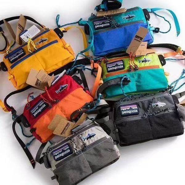 Wholesale Outdoor Multi-Functional Lightweight Waterproof Plaid Nylon Lure Fishing Bag Crossbody Bag