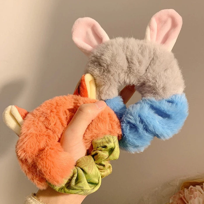 Wholesale Plush Hair Rope Rubber Hair Scrunchies