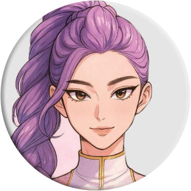 Wholesale Kpop Cartoon Tinplate Badge Mirror Keychain Pendant Peripheral