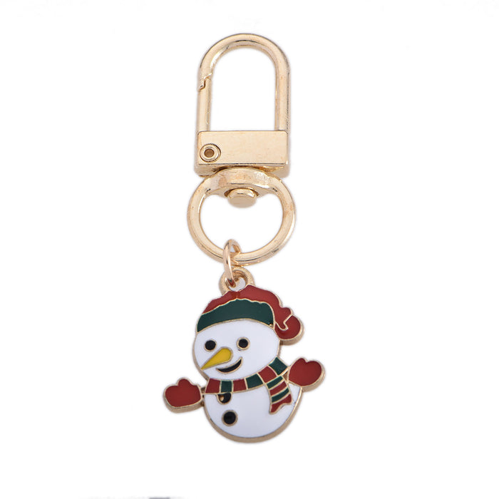 Wholesale Christmas Keychain, Cute Cartos Tree Key Pendants, New Year Gifts, Bag Accessories