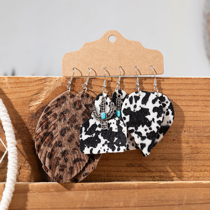 Wholesale Vintage turquoise design earring set