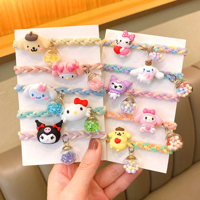 Wholesale Cartoon Personality Cloth Hair Tie JDC-HS-HuiDi028