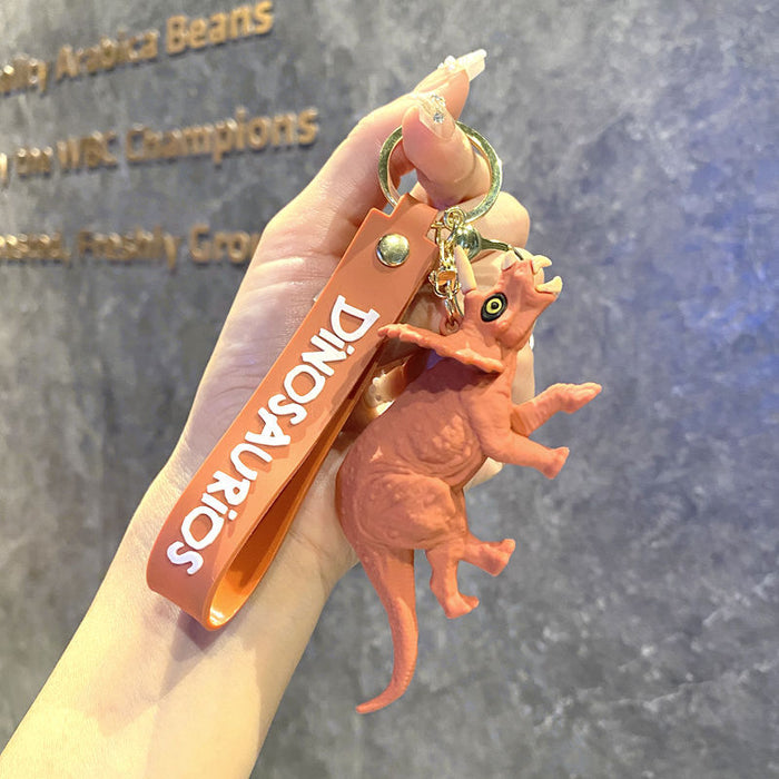 Wholesale Tyrannosaurus Rex Dinosaur  Keychain Creative Bag Car Key Pendant Couple Activities Small Gift