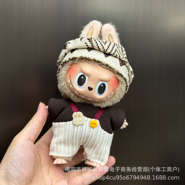 Wholesale Doll Clothes 17cm Pendant Plush Doll Replacement Set
