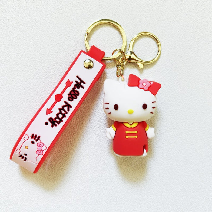 Wholesale PVC Cartoon Doll Keychain JDC-KC-WuYi121