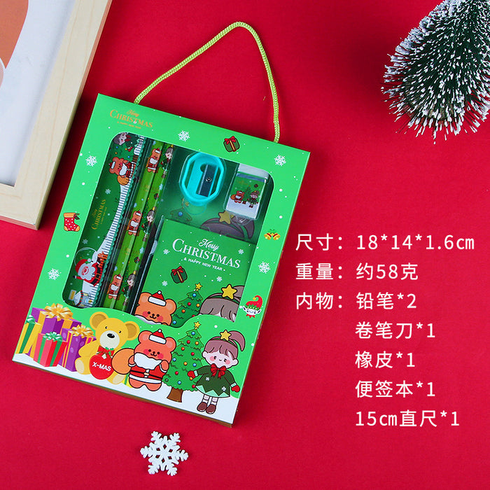 Wholesale Christmas student stationery gift box suit children' s Christmas small gift
