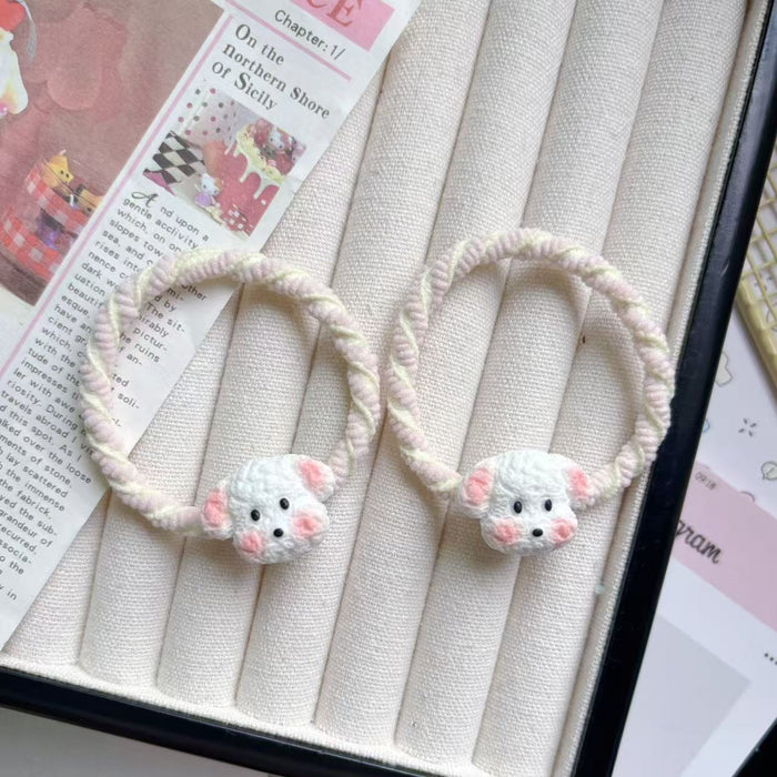 Wholesale Puppy Hair Ring Rope Rubber Band Mori Style Hair Accessories