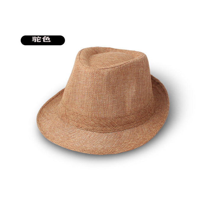 Wholesale Linen Hat Jazz Hat Stage Hat Linen Material JDC-FH-DG016