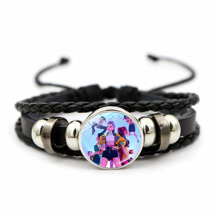 Wholesale Kpop Pink Bracelet Jewelry Girls Gift Cross-border Anime Peripheral Hand Jewelry Small Gift