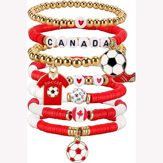 Wholesale 2pcs World Cup Bracelets from Various Countries