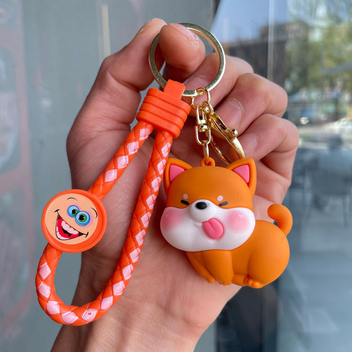 Wholesale Cartoon keychain, cute cartoon doll, car keychain, couple's bag, pendant, small gift wholesale