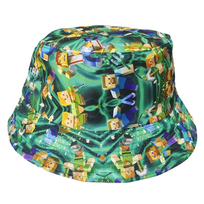 Wholesale Cartoon Print Cotton Bucket Hat JDC-FH-BoD017