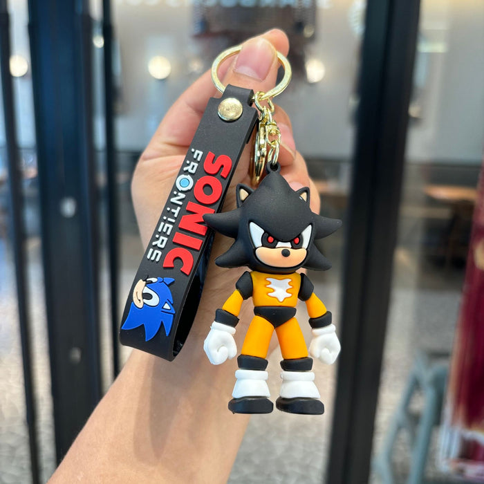 Wholesale Cartoon Drip Glue Fashion Car Keychain Couple Bag Pendant