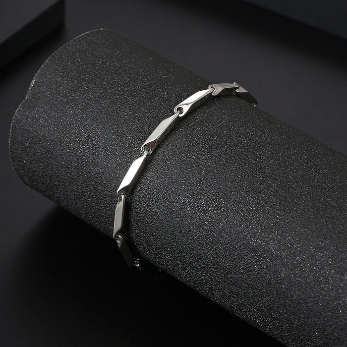 Wholesale  couple bracelet men and womenaccessories rhombus melon seed chain gift