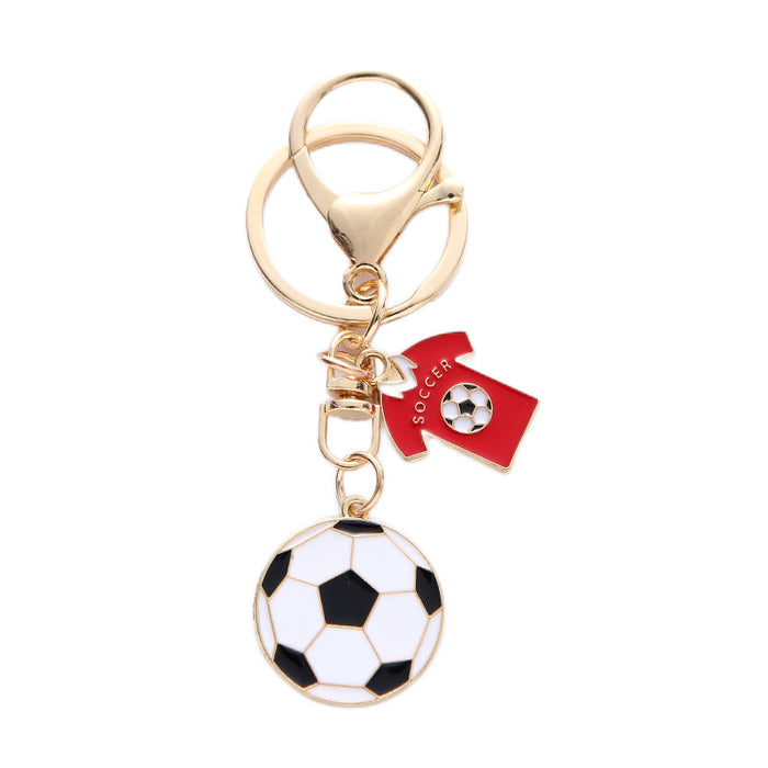 Wholesale Football Pendant Keychain Bag Charm World Cup Souvenir Gift