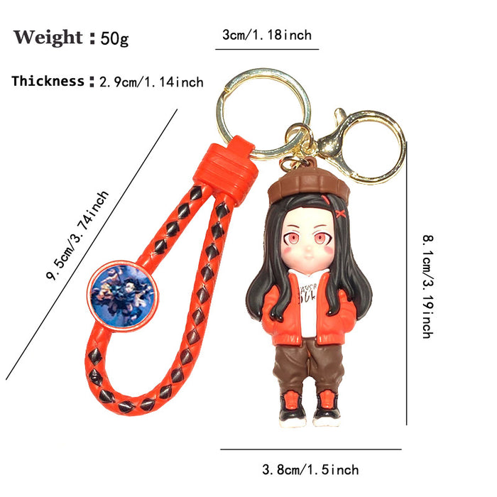 Wholesale Cartoon Doll Bag Pendant Car Key Chain Doll Machine Small Gift