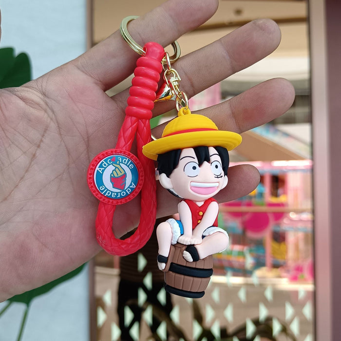 Wholesale Silicone Cartoon Doll Keychain JDC-KC-YiChang009