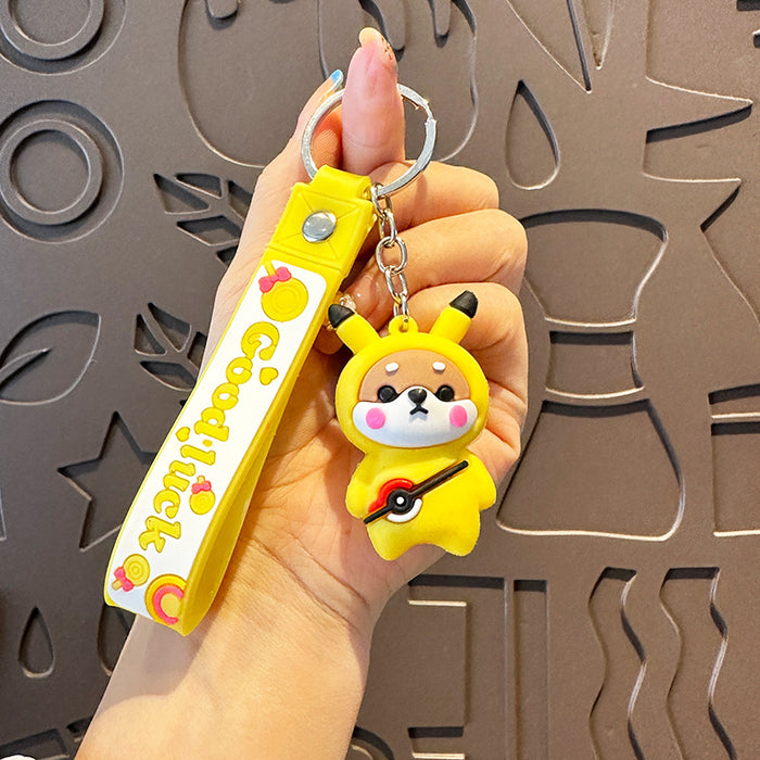 Wholesale   Cartoon Key Chain dog key chain pendant  school cute key chain