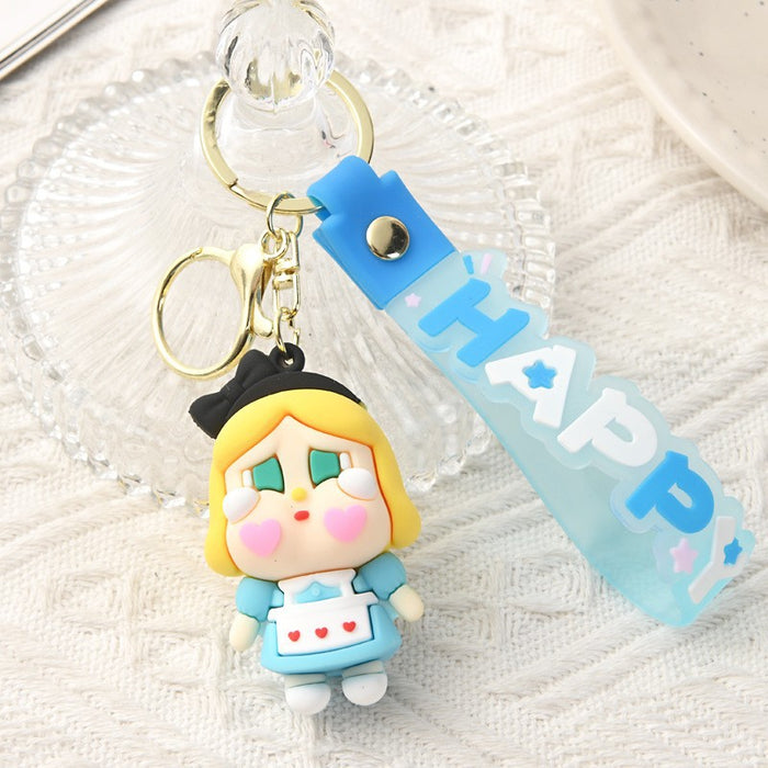 Wholesale Cute 3D  Pendant Keychain for Couples