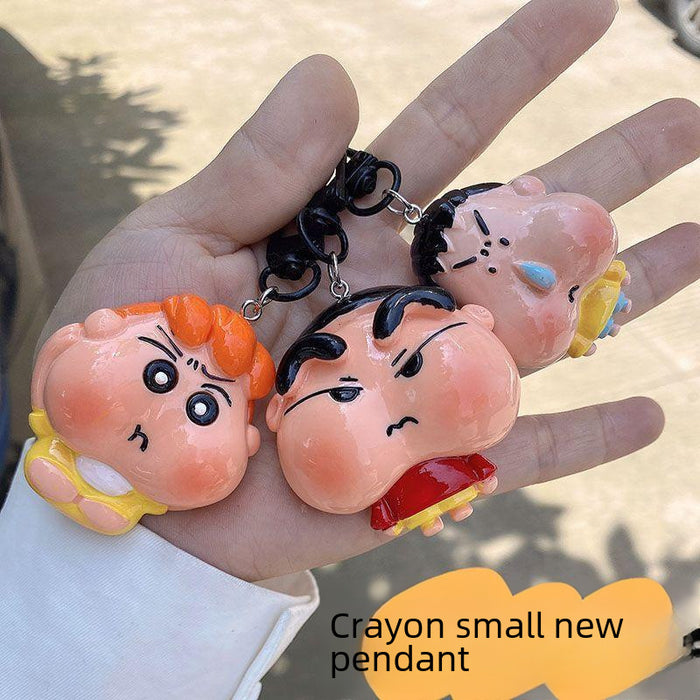 Wholesale Cartoon keychain resin pendant school bag accessories