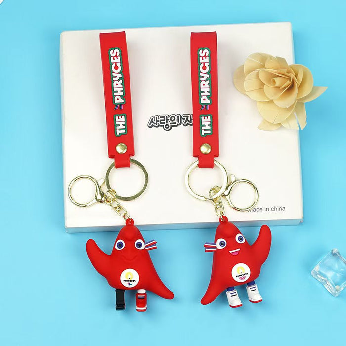 Wholesale PVC Mascot Keychain JDC-KC-Shanm006