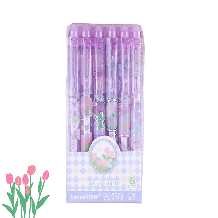 Wholesale Cute cartoon-printed erasable click pens