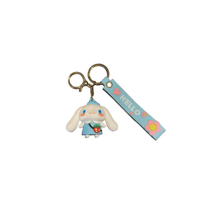 Wholesale Silicone Cartoon Doll Keychain JDC-KC-MingT114