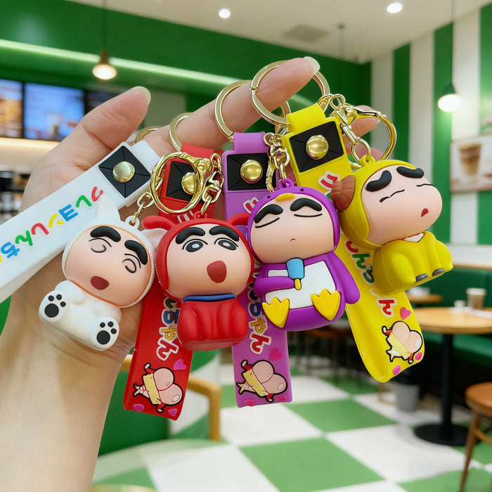 Wholesale Silicone Keychain Cartoon Car Key Accessory Boutique Gift for Fans