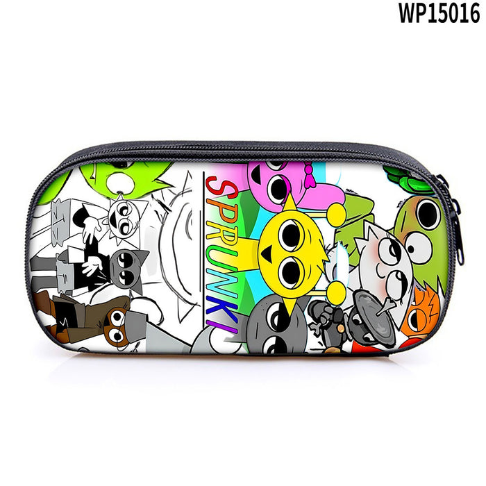 Wholesale Student Pencil Case Large Capacity Stationery Storage Bag Pencil Bag Oxford Material