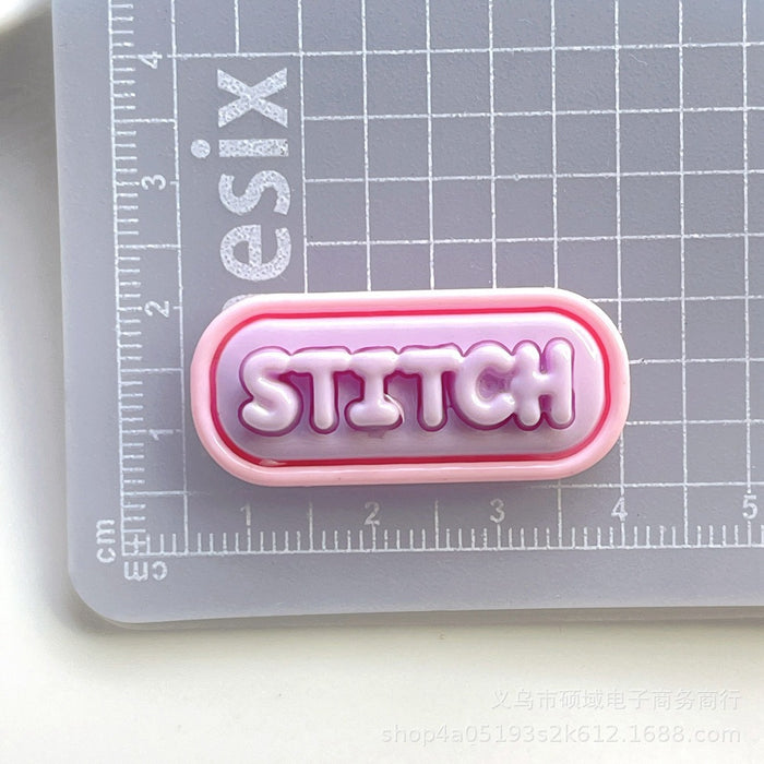 Wholesale Cartoon pink resin accessories cream glue handmade hair accessories mobile phone shell pendant material