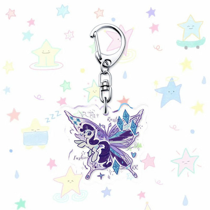 Wholesale Cute Cartoon Acrylic Butterfly Keychains