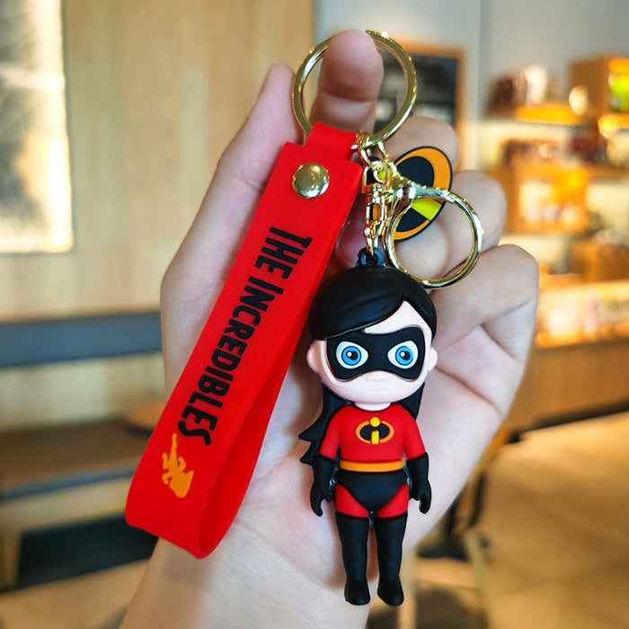 Wholesale silicone cute animation key chain （F） JDC-KC-YMeng015