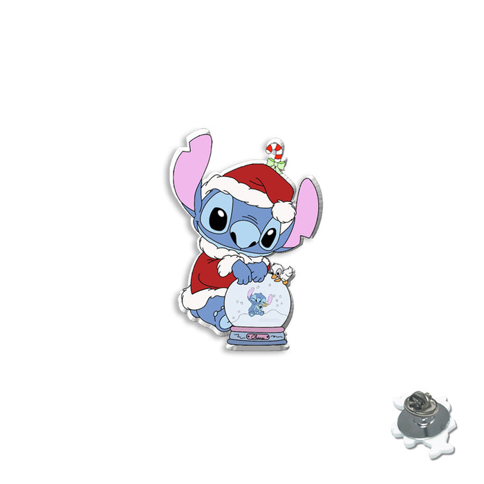 Wholesale Christmas cartoon  brooch cute  pin acrylic badge
