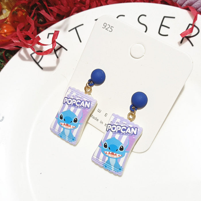 Wholesale Cute Resin Cartoon Earrings JDC-ES-Xiaox014