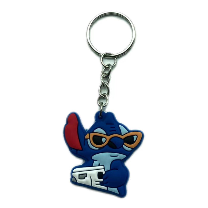 Wholesale 10pcs Keychain ornaments PVC Sun Man key pendant schoolbag decoration