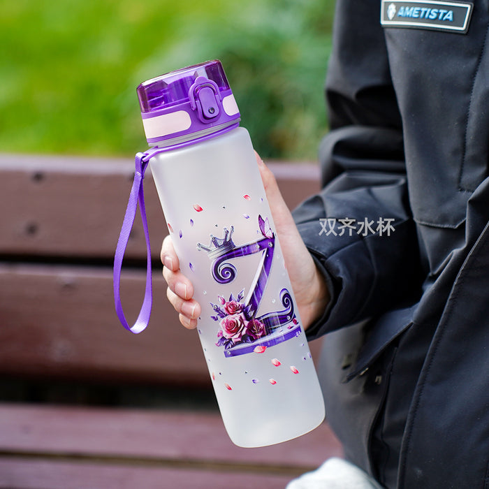 Wholesale Simple letter water bottle