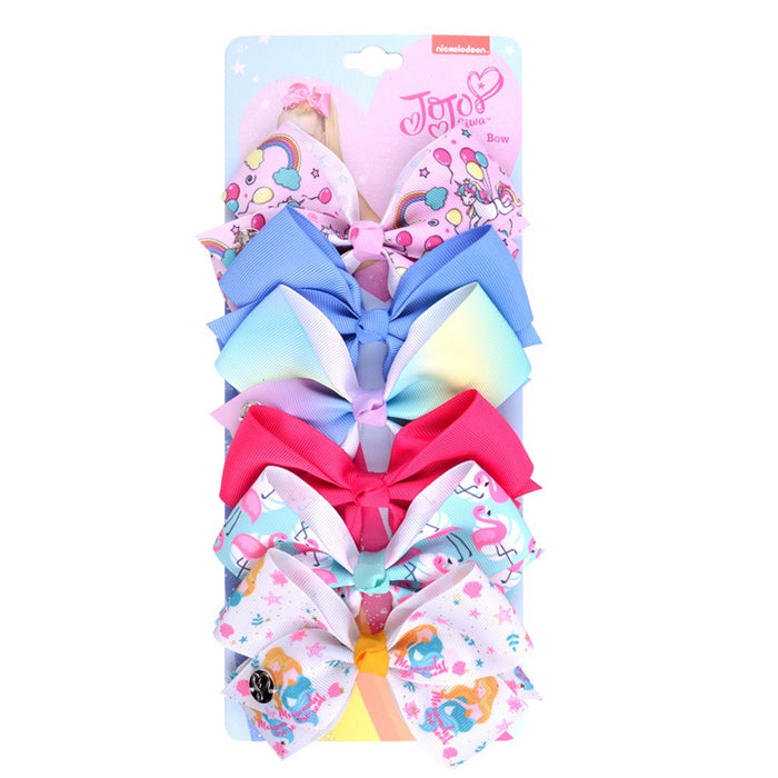 Wholesale Halloween Polyester Fabric Bow Hair Clip Set JDC-HC-Xiane018