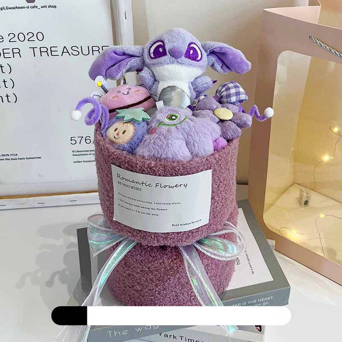 Wholesale Decorations Cute plush doll bouquet for Christmas.