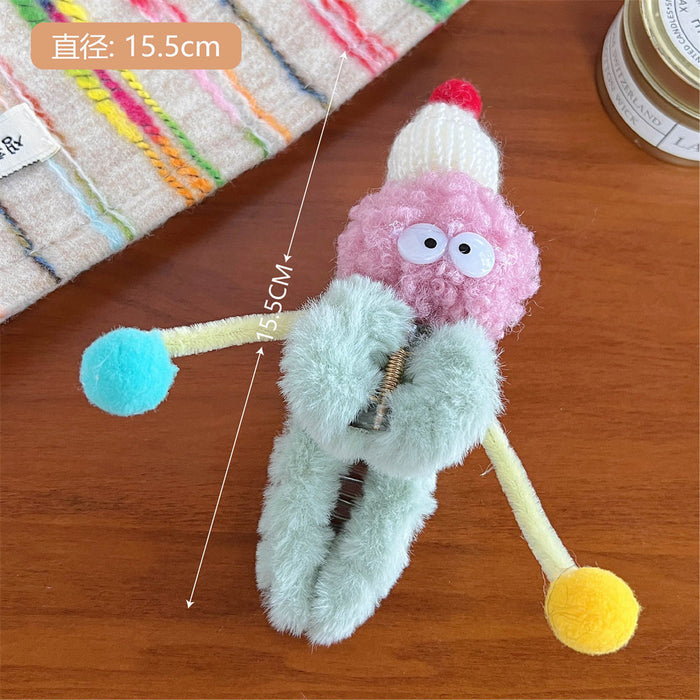 Wholesale Plush Cartoon Cute Hair Clips JDC-HC-Shuy003