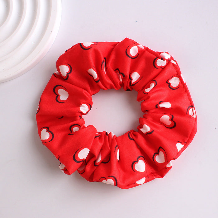 Wholesale large intestine hair ring  large intestine ring red love combination rope