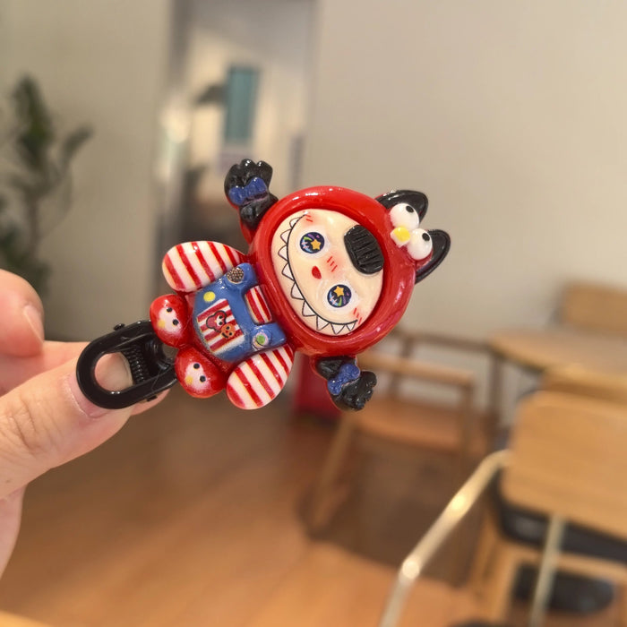 Wholesale Cartoon dress  hair clip  side clip