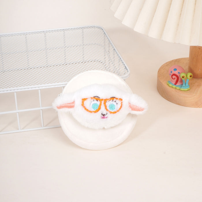 Wholesale Mini plush cute cartoon wallet portable