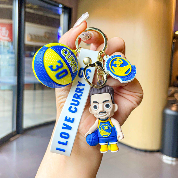 Wholesale Cartoon Silicone Doll Keychain JDC-KC-MZL017