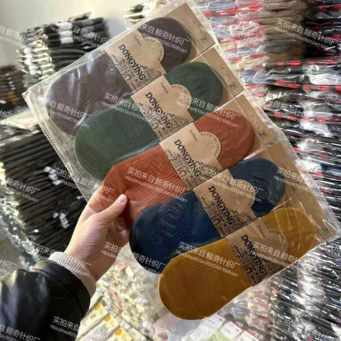 Wholesale Thin fitting boat socks, shallow mouth socks, cotton invisible socks