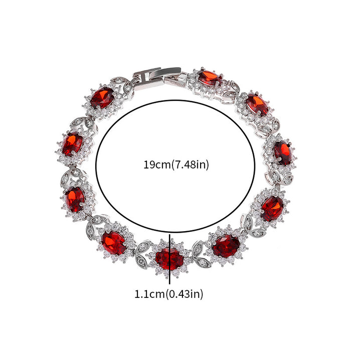 Wholesale Simple zircon-set bracelets in various colors