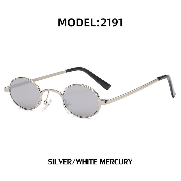 Wholesale Fashionable small frame steam retro round frame sunglasses