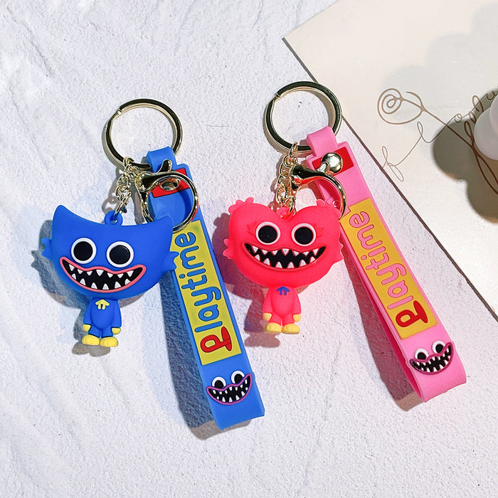 Wholesale Keychain Doll Silicone Pendant PVC Car Couple