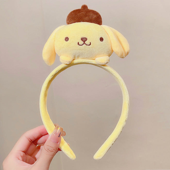 Wholesale Cute Cartoon Plush Elastic Headband JDC-HD-HengX001