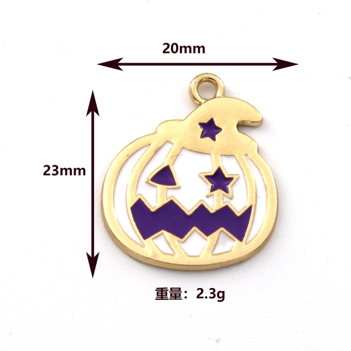 Wholesale 10cs   series diy alloy oil earrings pendant accessories factory direct sales